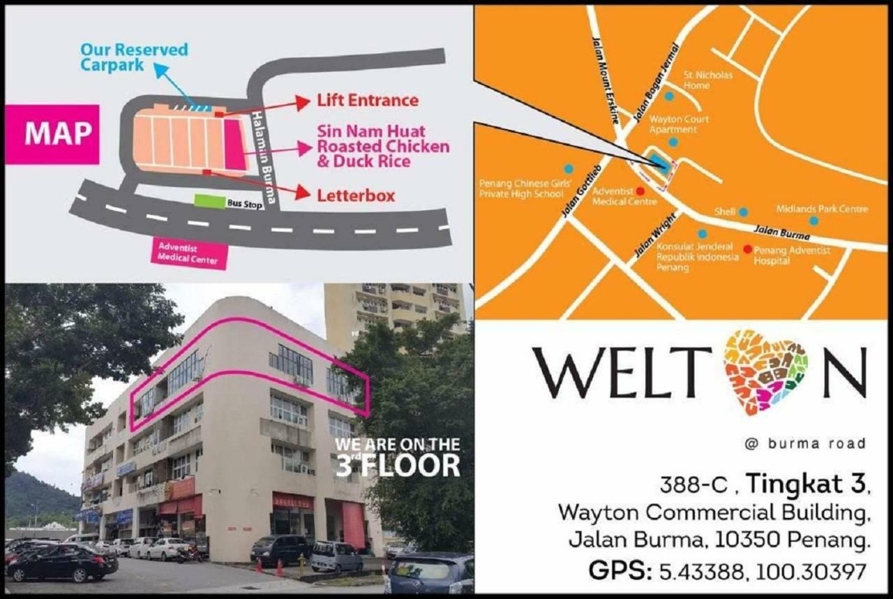 Welton Room Near Gurney Jalan Burma Georgetown Екстериор снимка