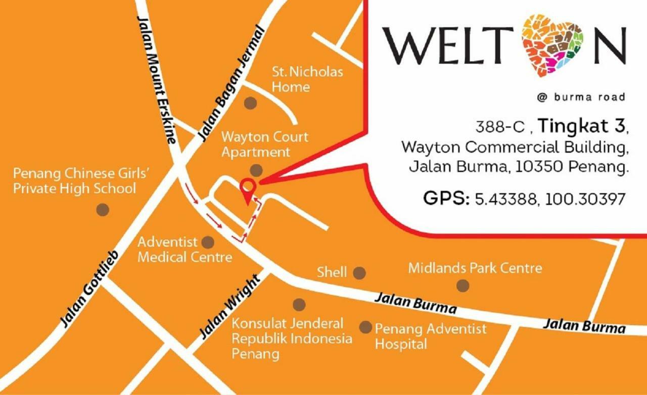 Welton Room Near Gurney Jalan Burma Georgetown Екстериор снимка